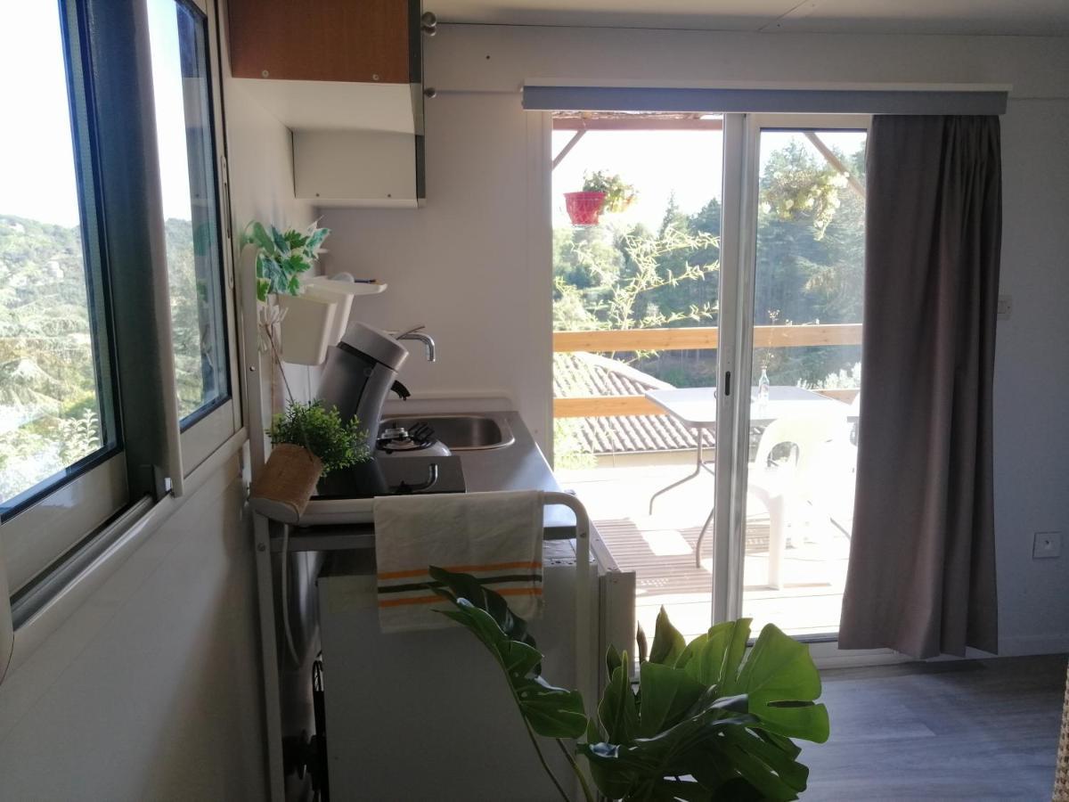 Tiny House Cosy Leilighet Anduze Eksteriør bilde